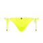 Calcinha De Biquíni Lacinho Bond Amarelo Neon