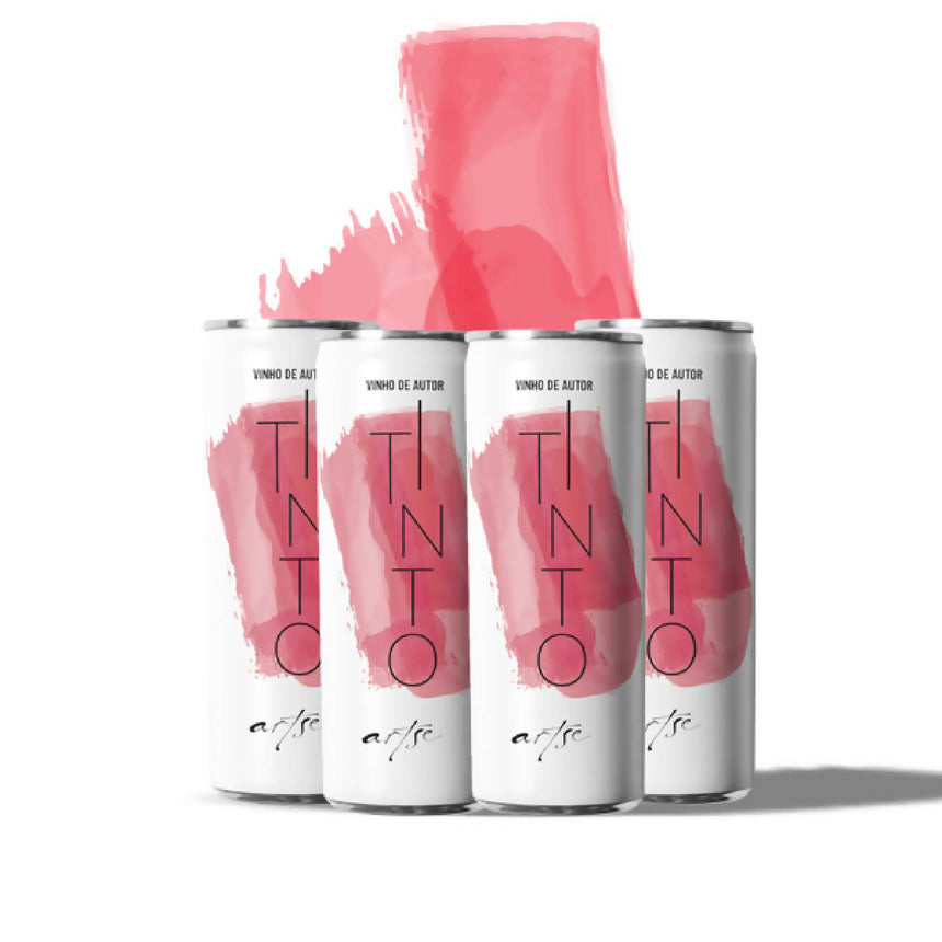 Vinho tinto seco - Pack com 4 latas de 269ml