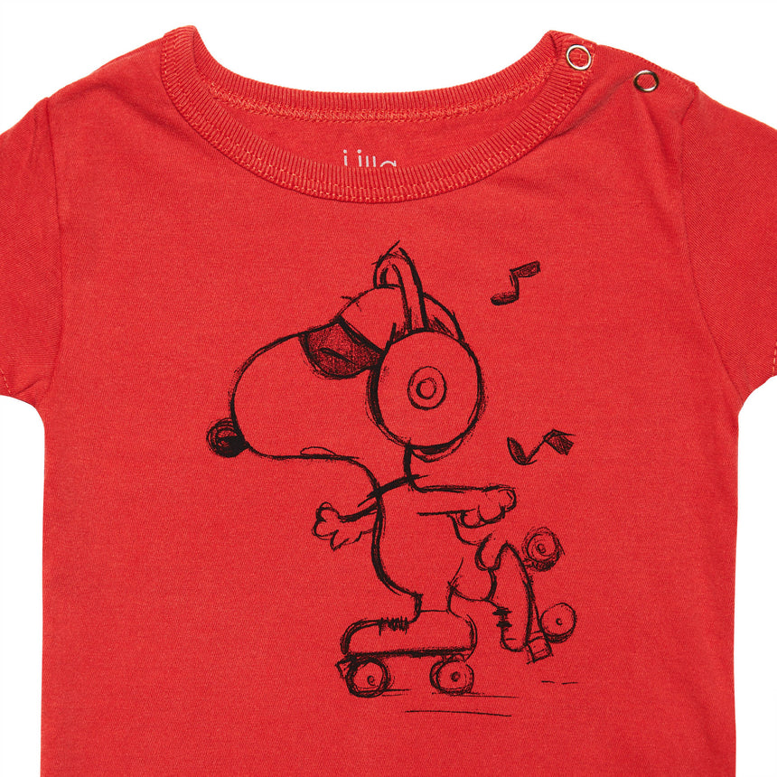 CAMISETA SNOOPY VERMELHA