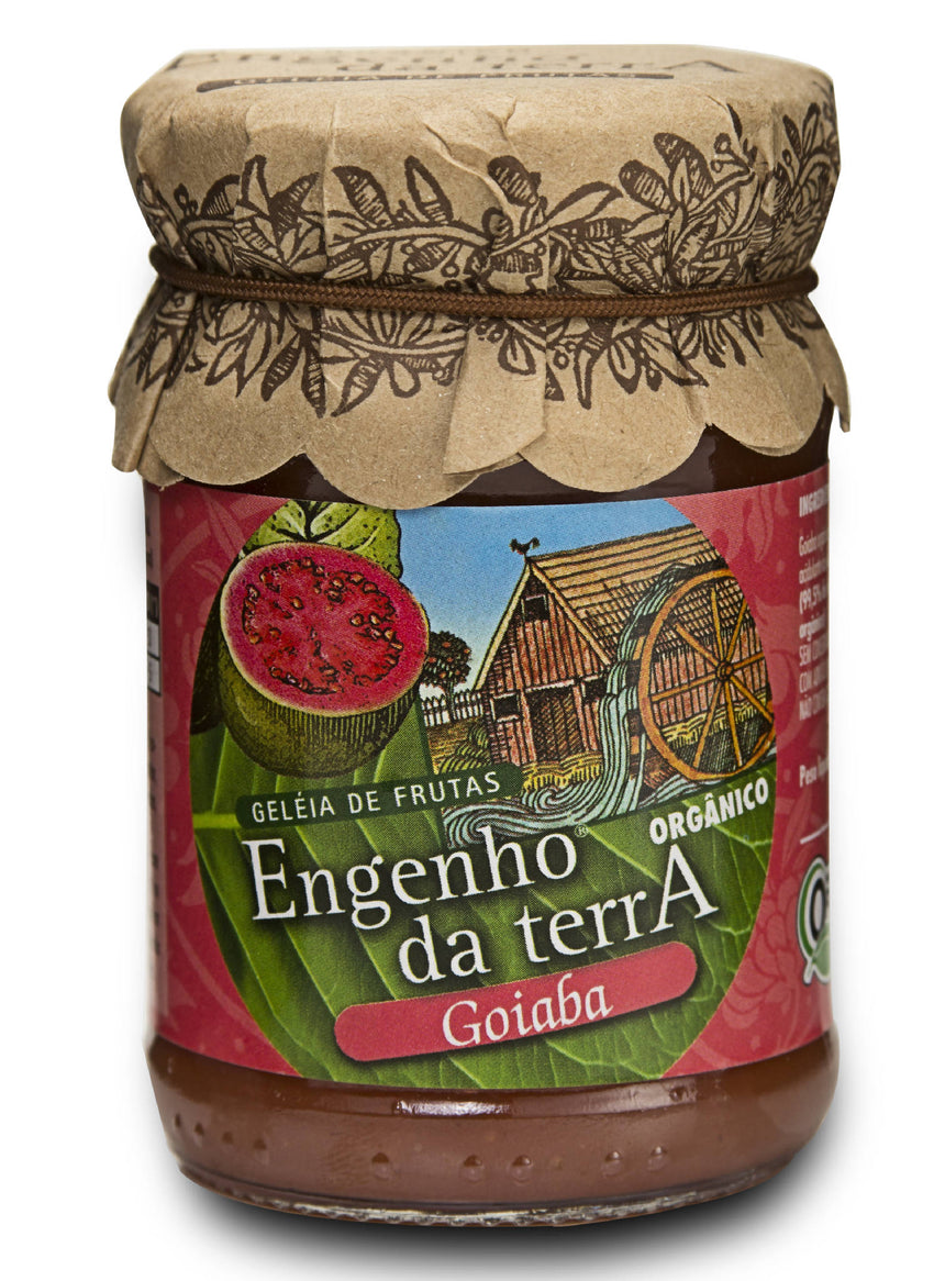 Geleia de goiaba orgânica Engenho da terra 210g