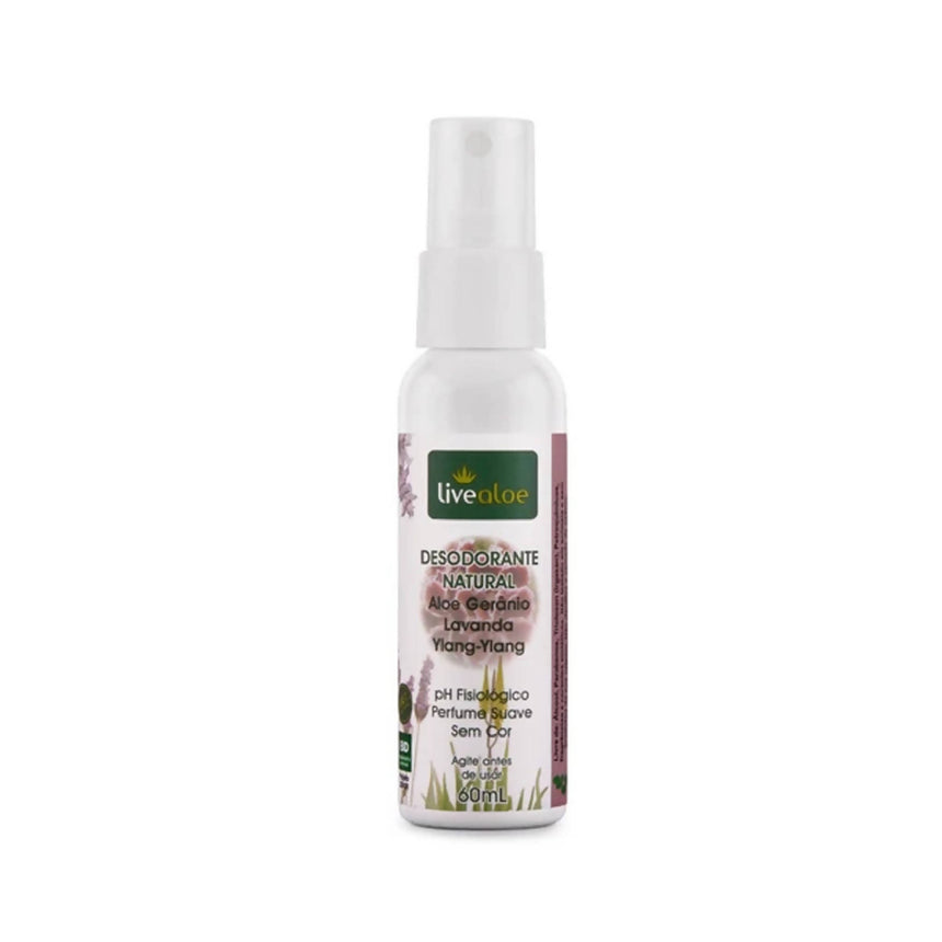 Desodorante Natural Aloe Gerânio - 60 mL