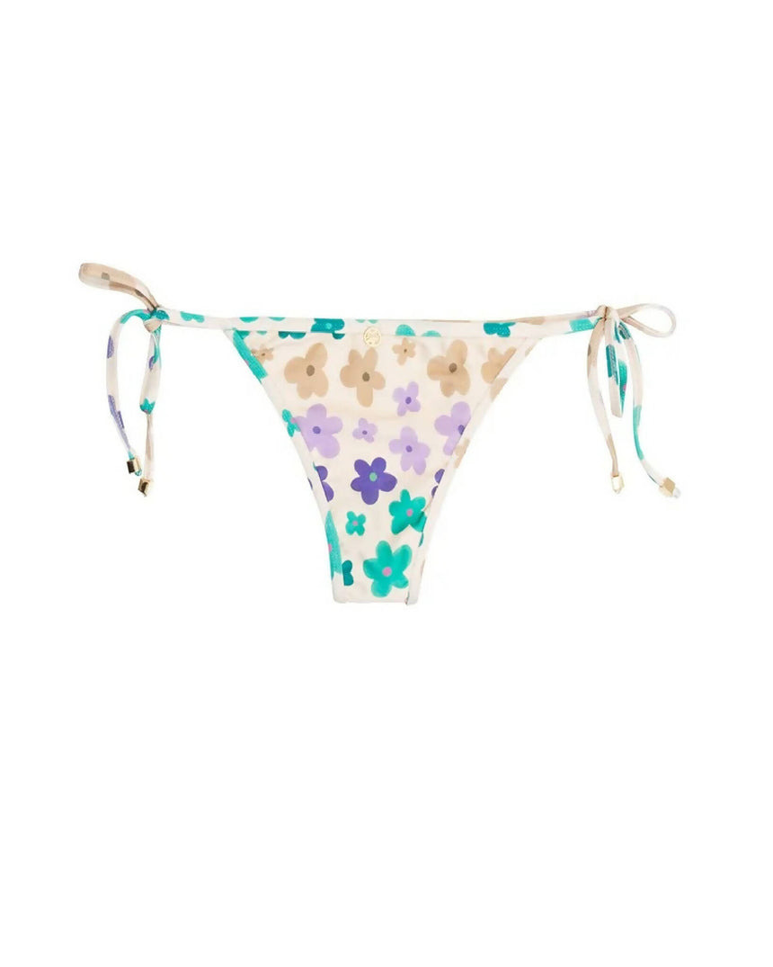 Calcinha De Biquíni Lacinho Lolla Estampada Floral