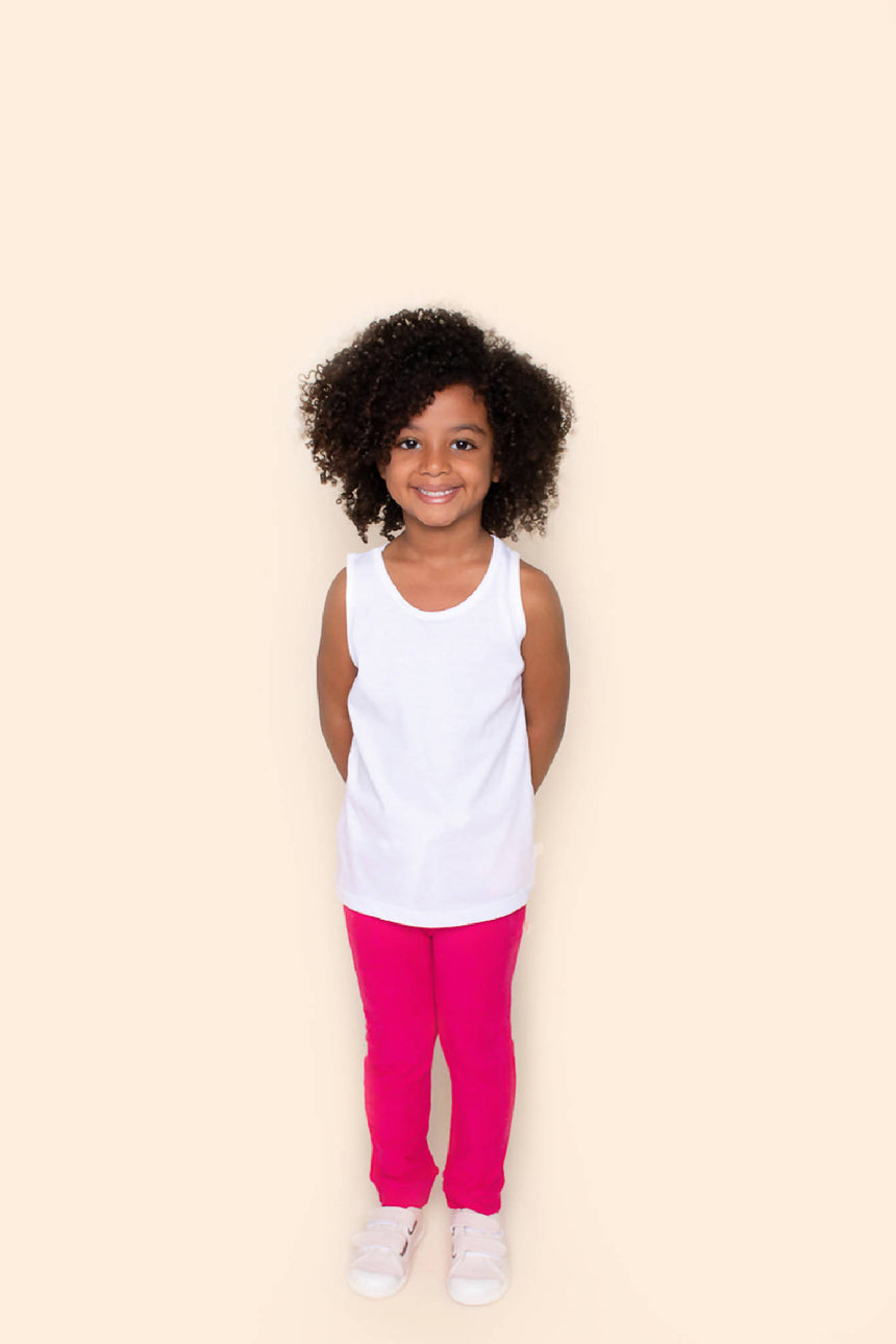 Calça Infantil Atoalhada Rosa