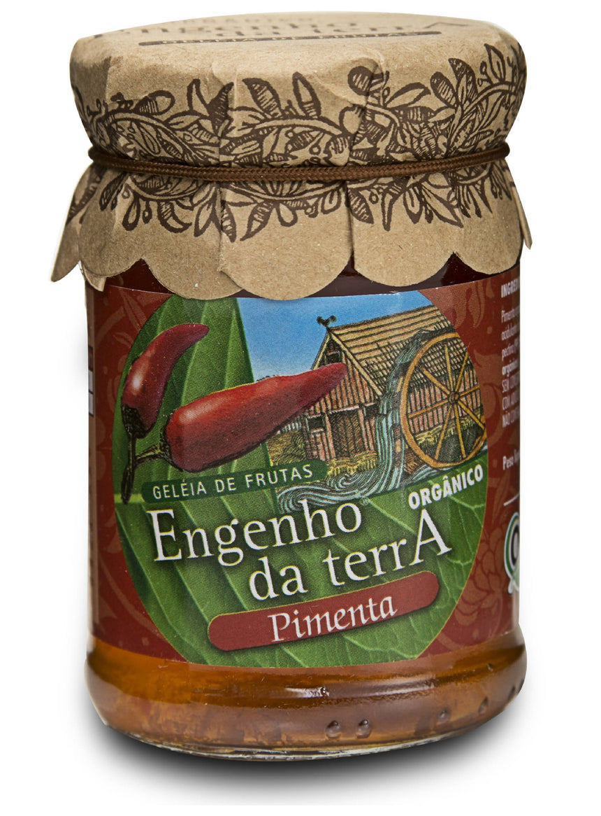 Geleia de pimenta orgânica Engenho da terra 210g