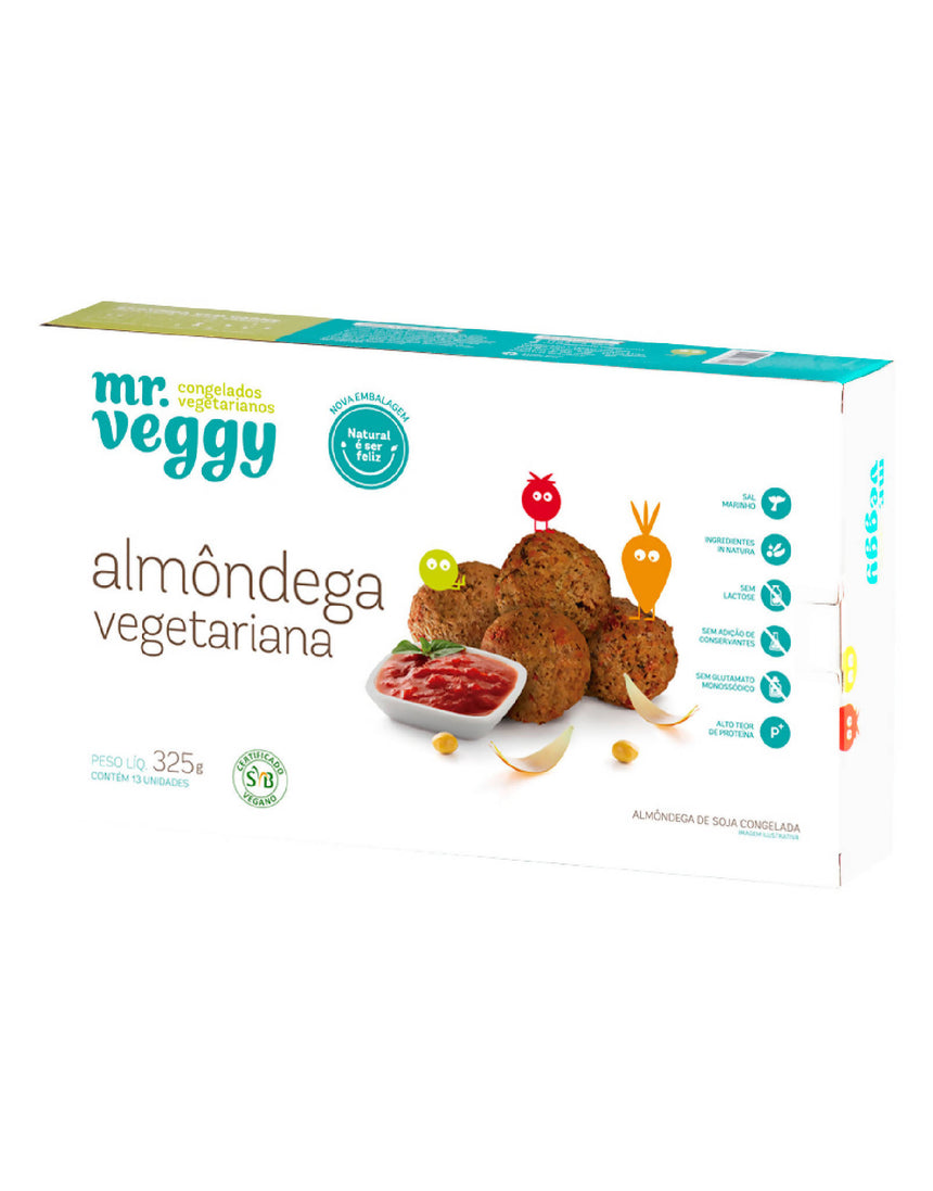 ALMONDEGA VEGETARIANA (25G) 13UN CX325G MR VEGGY