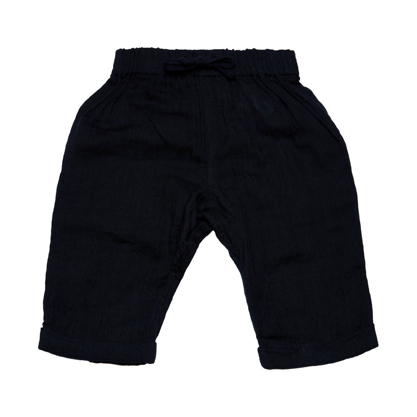 CALÇA SARUEL TEXTURIZADA NAVY