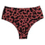 Calcinha de Biquíni Hot Pants Cintura Alta Animal Print Onça