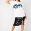 T-SHIRT BORDADA LISTRAS LOVE - BRANCO