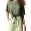 BLUSA PETALE OLIVE