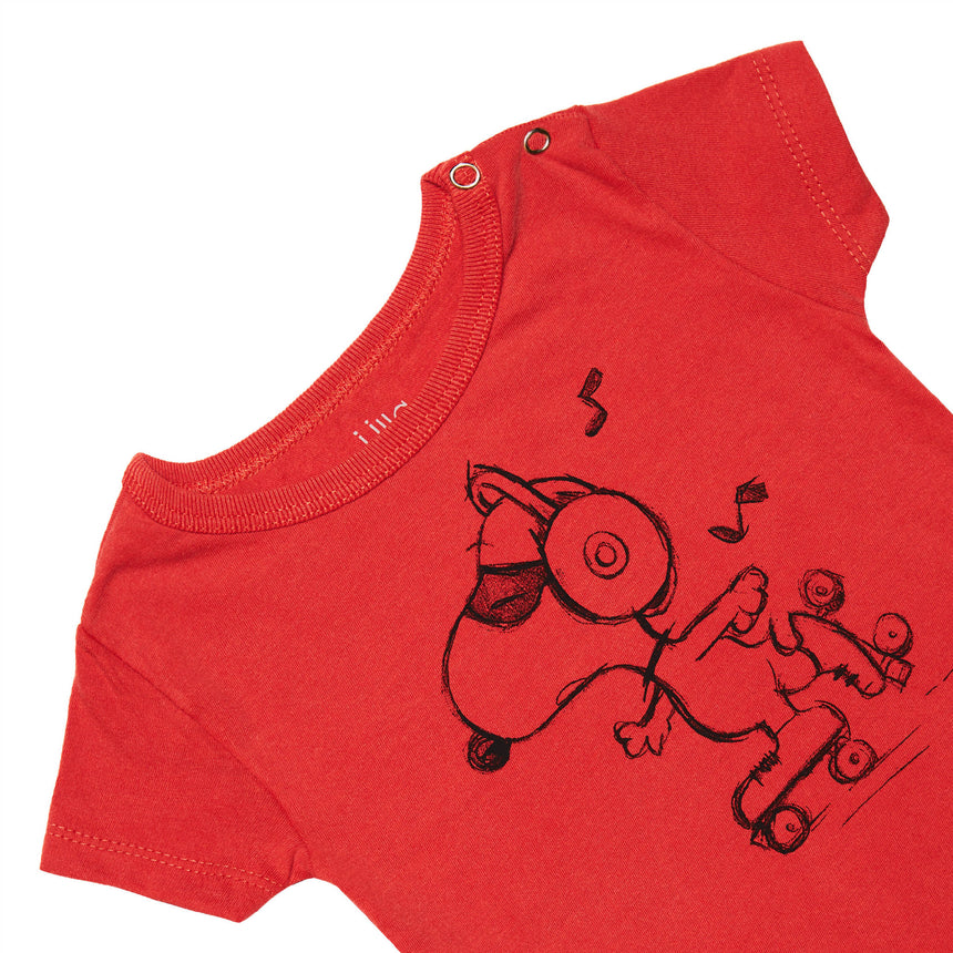 CAMISETA SNOOPY VERMELHA