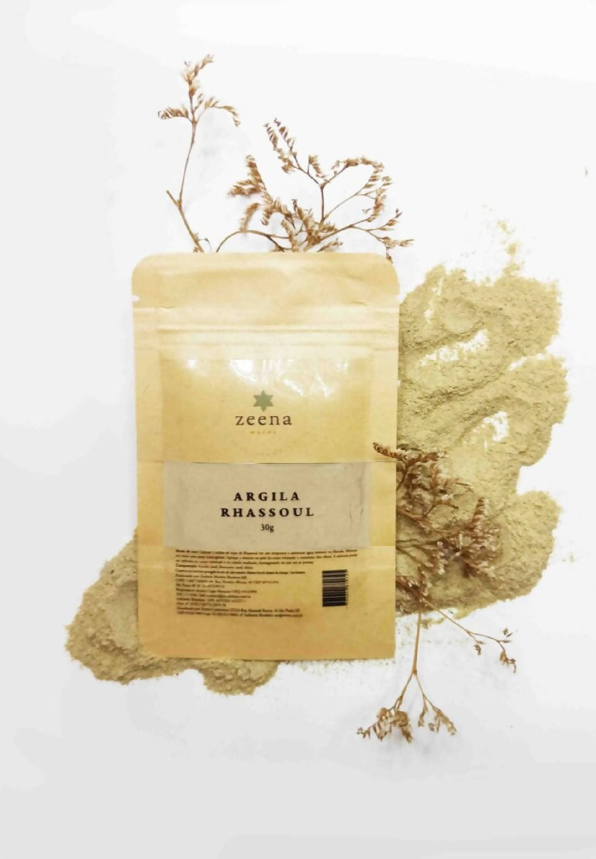 Argila Rhassoul 100% Orgânico Zeena 30g