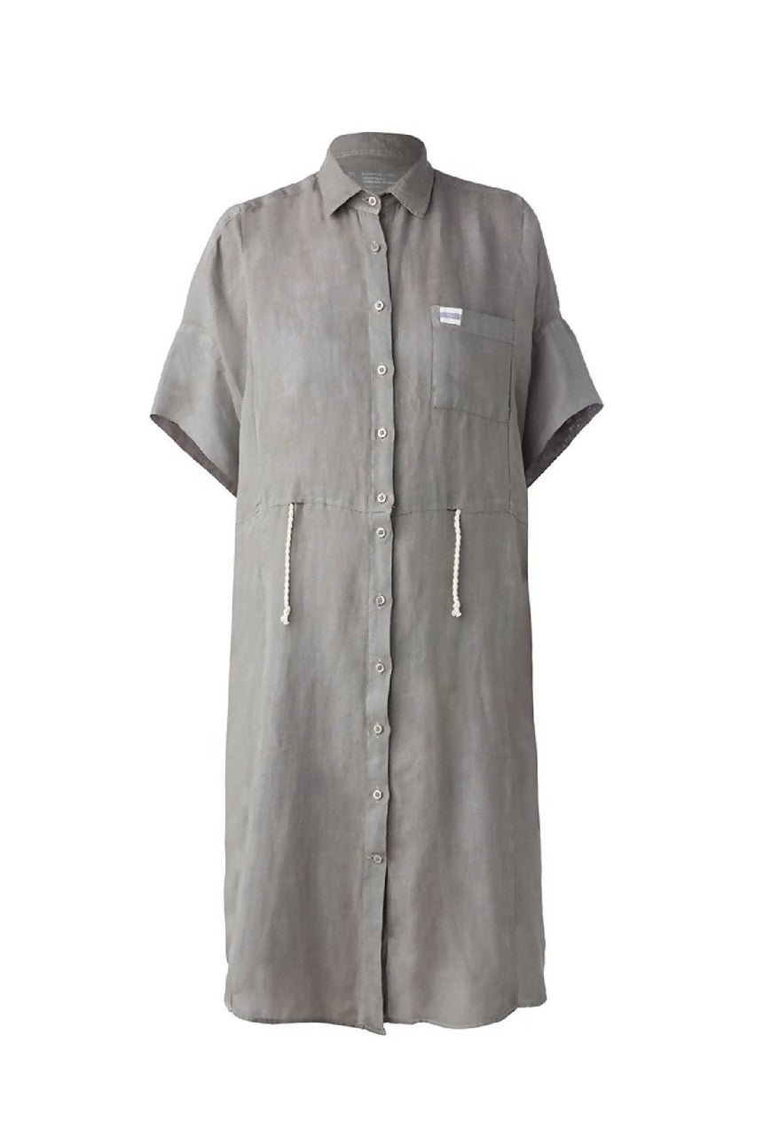 Chemise Cordões Linho Fendi M/C - Tamanho único