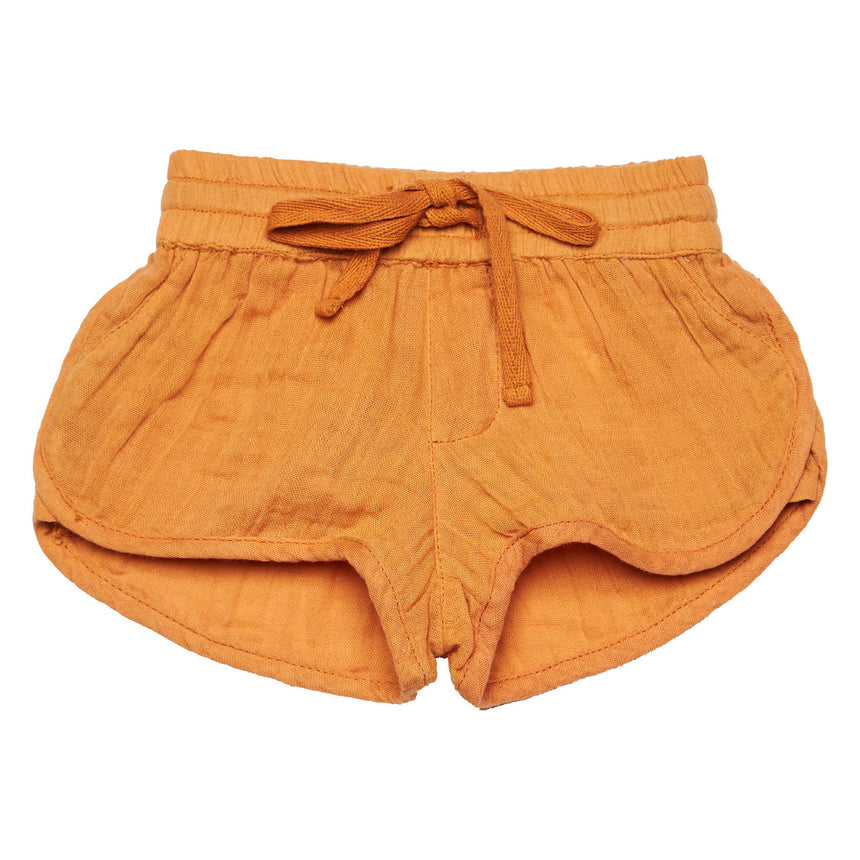 SHORTS TEXTURIZADO ESPORTIVO LARANJA