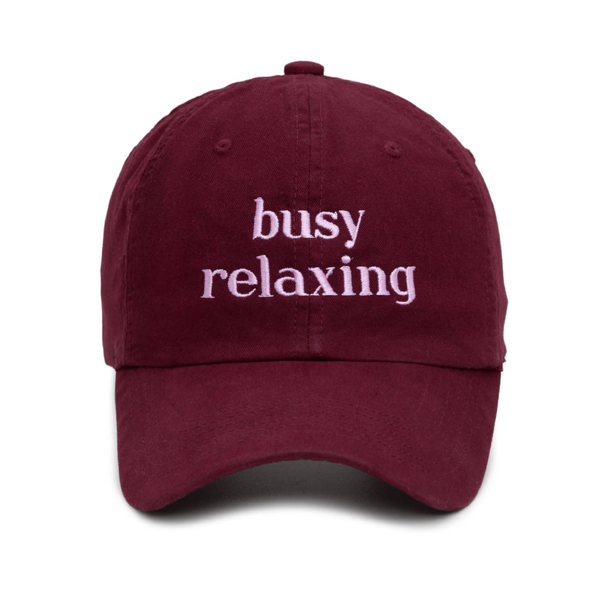 Boné Dad Hat Busy Relaxing