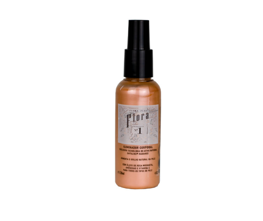 ILUMINADOR CORPORAL LINHA FLORA Nº 1 - 120ML | FLORA PURA