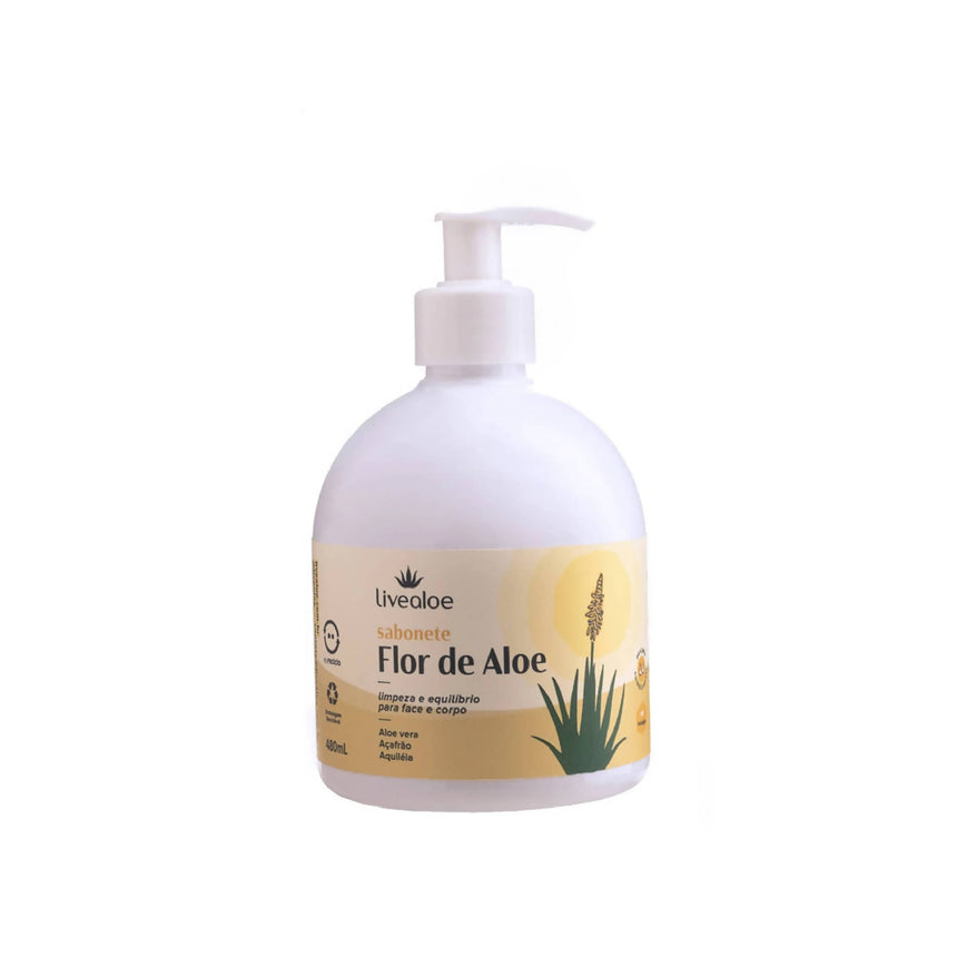 Sabonete Flor de Aloe 480 mL