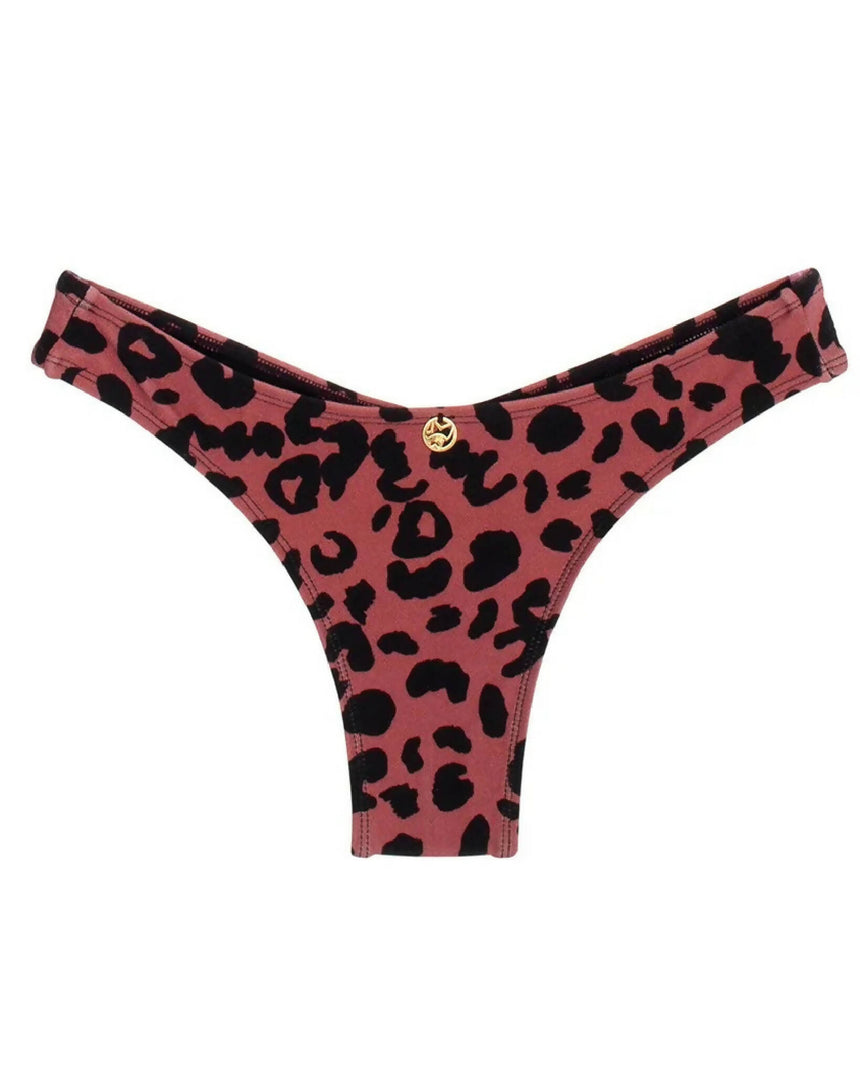 Calcinha de Biquíni Asa Delta Animal Print Onça