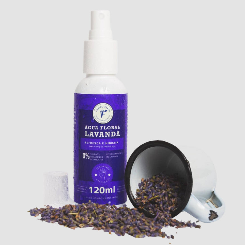 ÁGUA FLORAL DE LAVANDA - 120ML