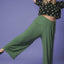 CALÇA PANTALONA VERDE FOLHA