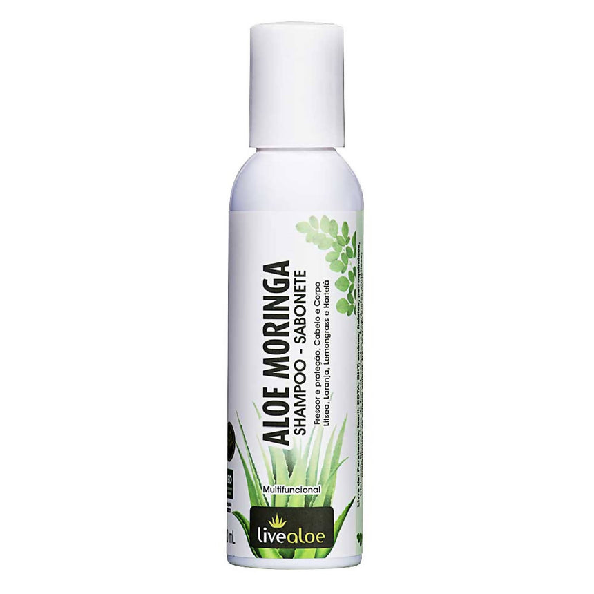 Shampoo Sabonete Aloe Moringa - 120 mL