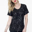 T-SHIRT BORDADA LUNA - PRETO