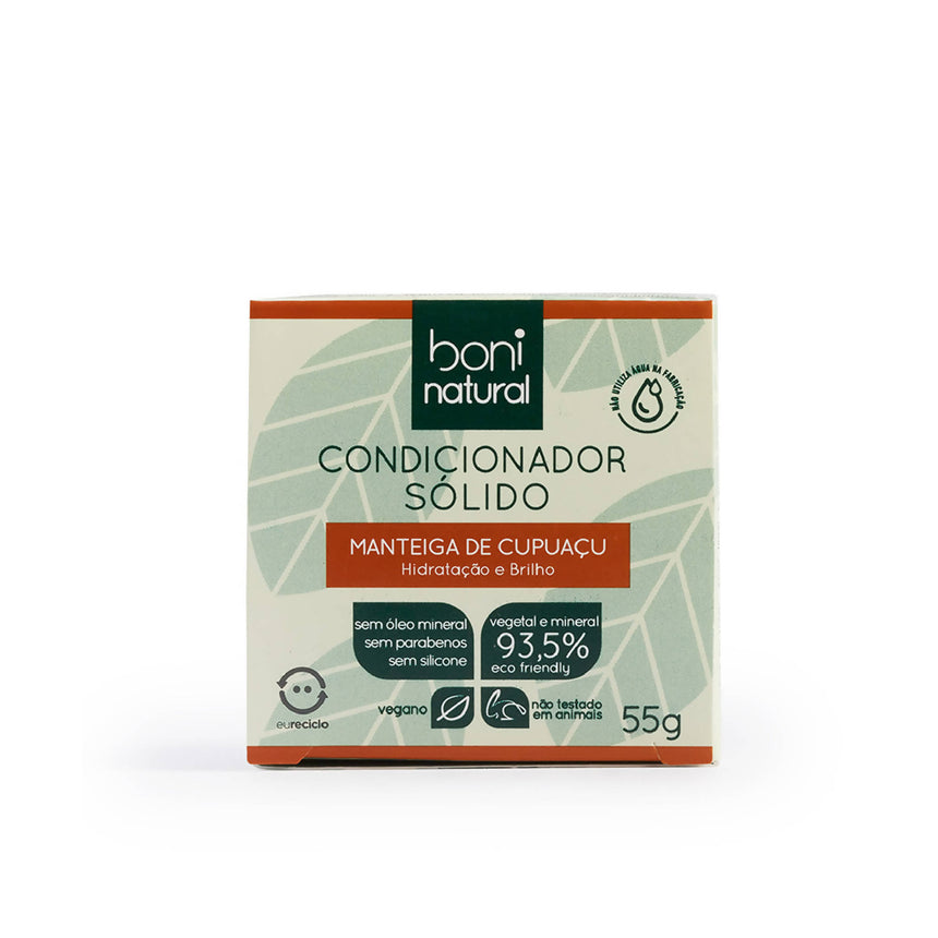 Condicionador Sólido Natural Manteiga de Cupuaçu 55g - Boni Natural