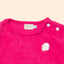 Blusa Manga Longa Infantil Atoalhada Rosa