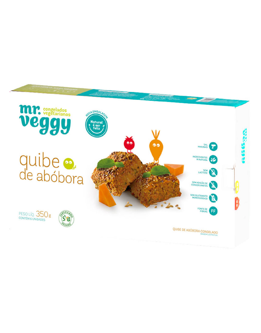 QUIBE DE ABOBORA (58G) 6UN CX350G MR VEGGY