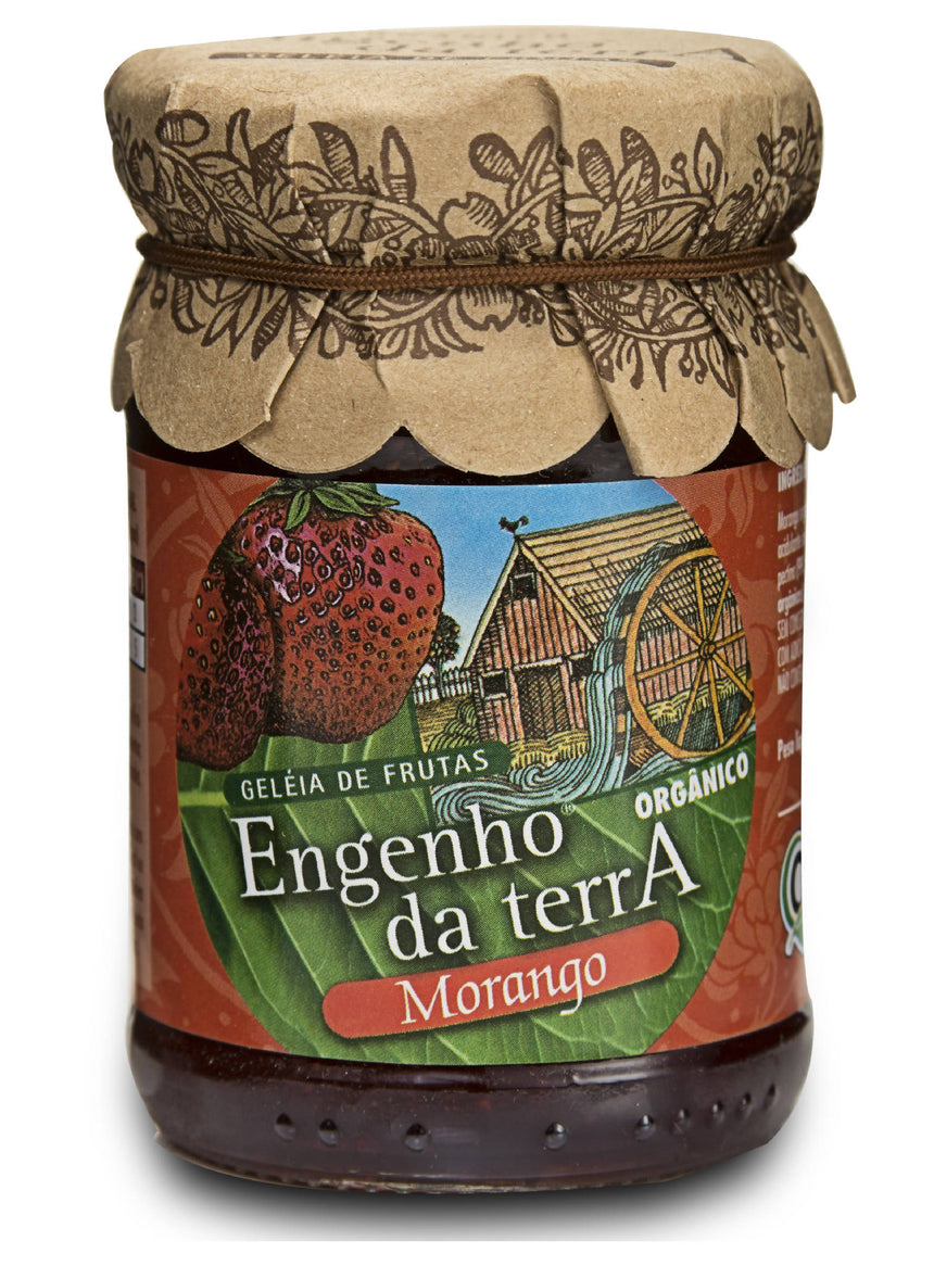 Geleia de morango orgânica Engenho da Terra 210g