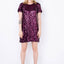 T-SHIRT DRESS BORDADO LUNA - BORDEAUX