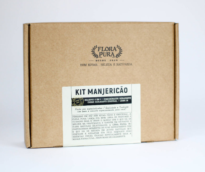 KIT MANJERICÃO 1210G | FLORA PURA