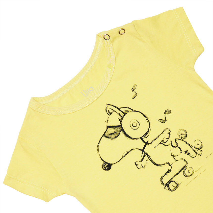 CAMISETA SNOOPY AMARELA