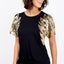 T-SHIRT BORDADA MILLY - PRETO