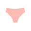 Calcinha de Biquíni Hot Pants Cintura Alta Rosa Bebê Fluorescente