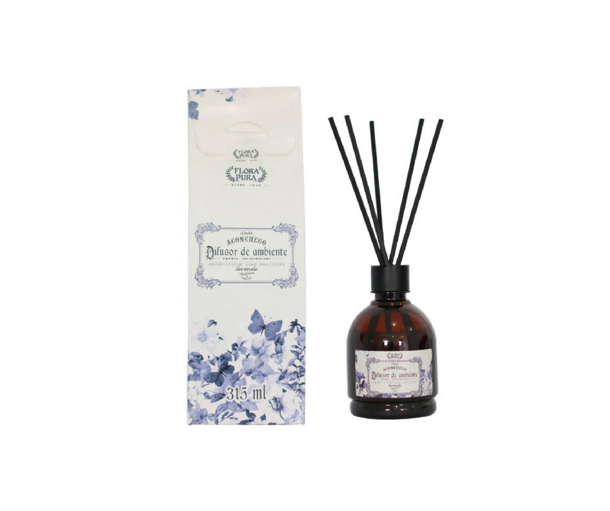 DIFUSOR DE AMBIENTE - LAVANDA 315 ML | FLORA PURA