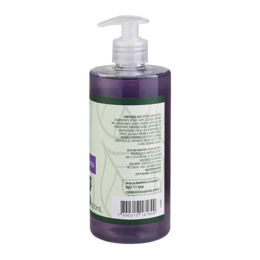 Sabonete Líquido com Óleos Naturais de Lavanda e Menta 500ml - Boni Natural