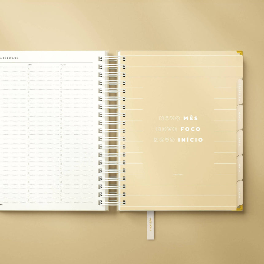 Clean Planner Permanente | Marfim