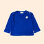 Blusa Manga Longa Infantil Atoalhada Azul