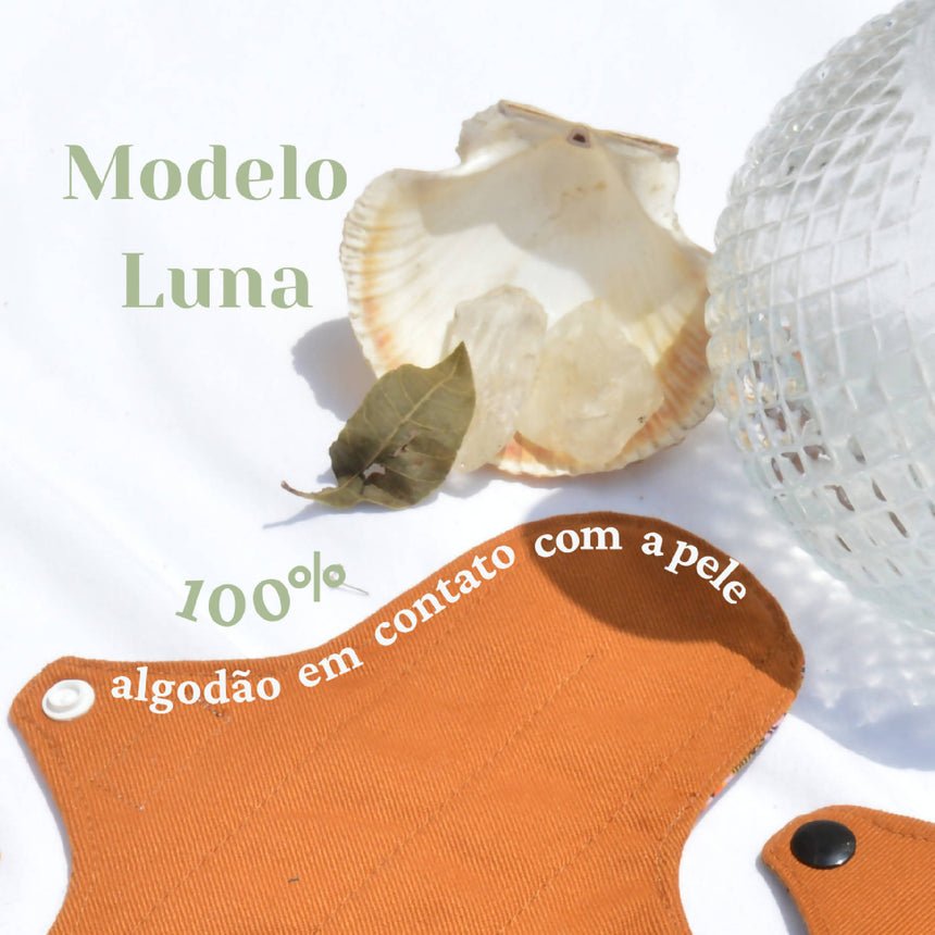 Absorvente Reutilizável - Noturno - Modelo Luna