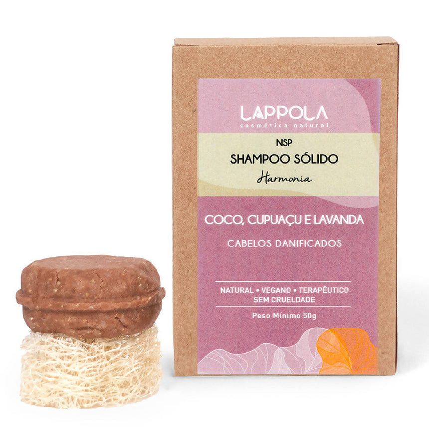 SHAMPOO SÓLIDO (NSP) – COCO, CUPUAÇU E LAVANDA