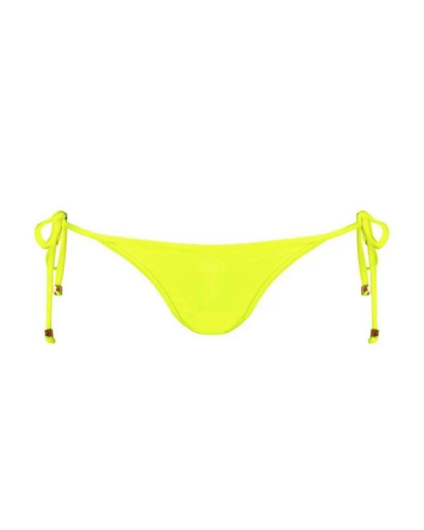 Calcinha De Biquíni Lacinho Bond Amarelo Neon